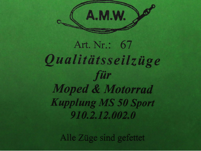 Bowdenzug Puch MS50 / VS50 Sport Kupplungzug A.M.W. product